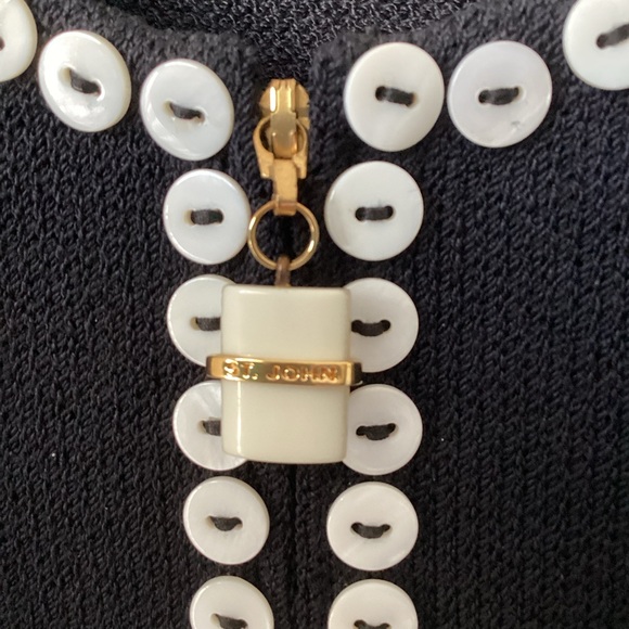 St. John Collection by Marie Gray Zip Front Jacket - Picture 3 of 5